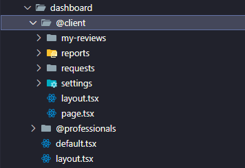 Descripción de la estructura de slots en Next.js